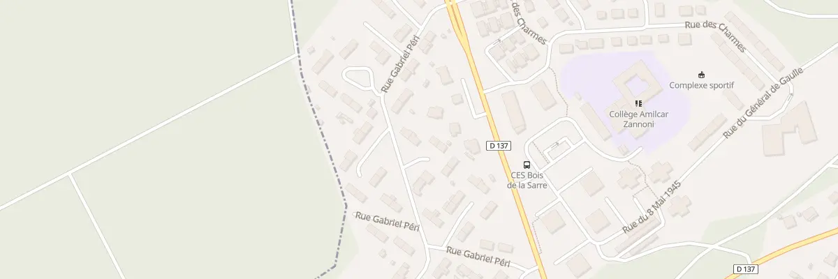 Plan du 36 Rue Gabriel Péri à Homécourt