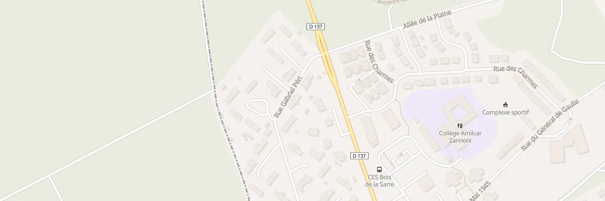 Plan du 46 Rue Gabriel Péri à Homécourt