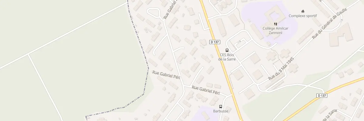 Plan du 24 Rue Gabriel Péri à Homécourt