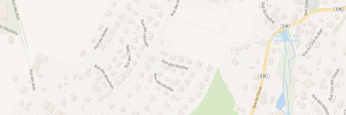 Plan du 67 Rue des Morilles à Thoiry