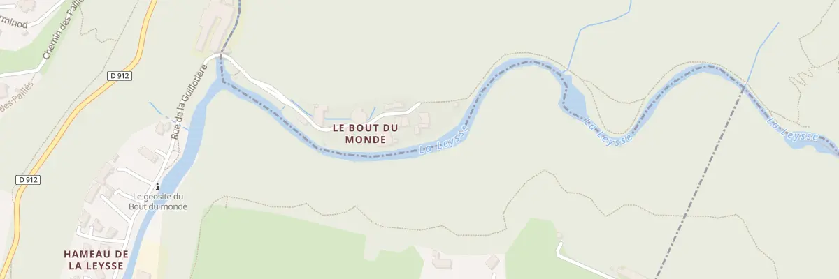 Plan du 254 Rte du Bout du Monde à Saint-Jean-d’Arvey