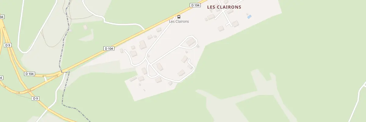 Plan du 41 Les Clairons à Pugey