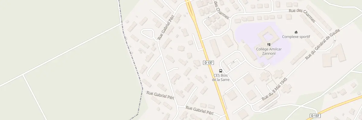 Plan du 34 Rue Gabriel Péri à Homécourt