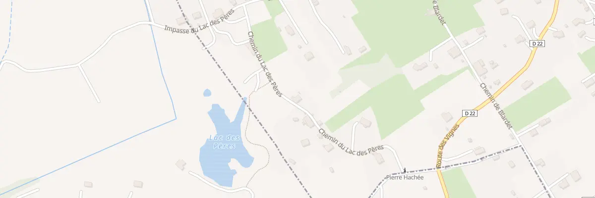 Plan du 815 Che du Lac des Pères à Myans