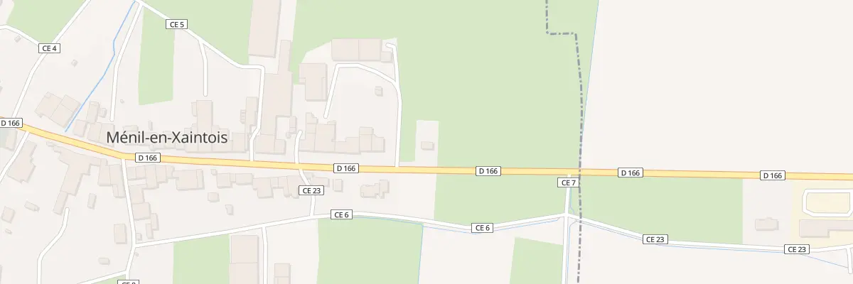 Plan du 170 Rue de Verdun à Ménil-en-Xaintois