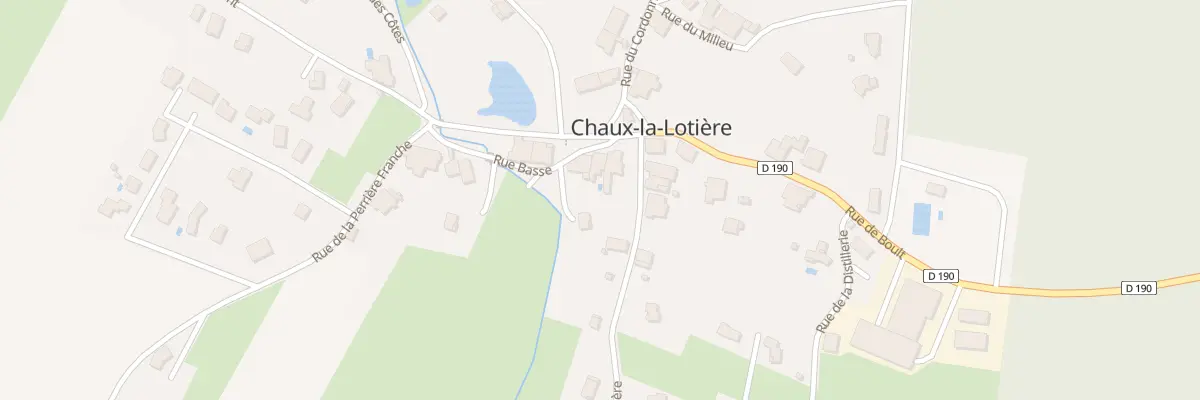 Plan du 3 Rue Basse à Chaux-la-Lotière