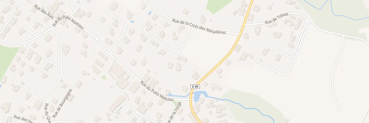 Plan du 89 Rue des Coulemelles à Thoiry
