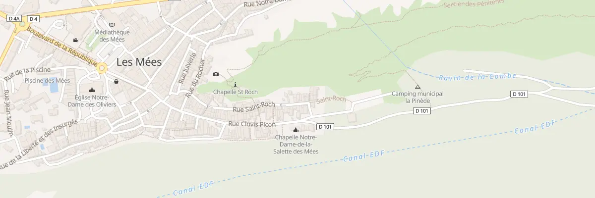 Plan du 19 Rue Saint-Roch aux Mées