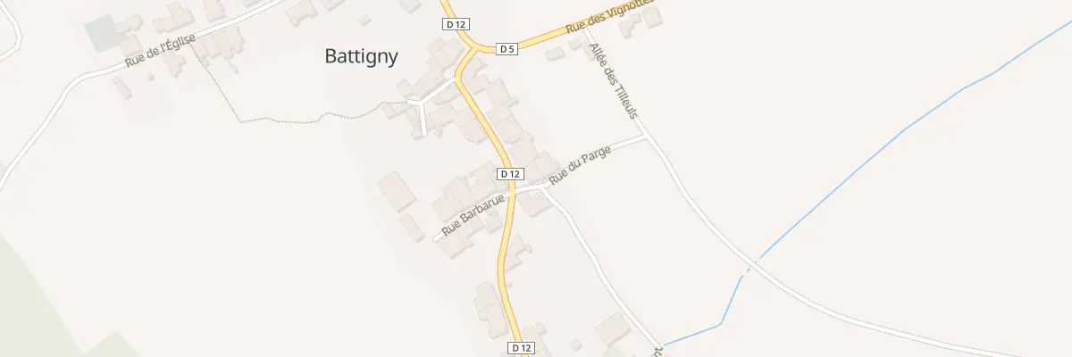 Plan du 13 Rue du Professeur Cadiot à Battigny