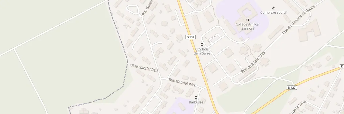 Plan du 16 Rue Gabriel Péri à Homécourt