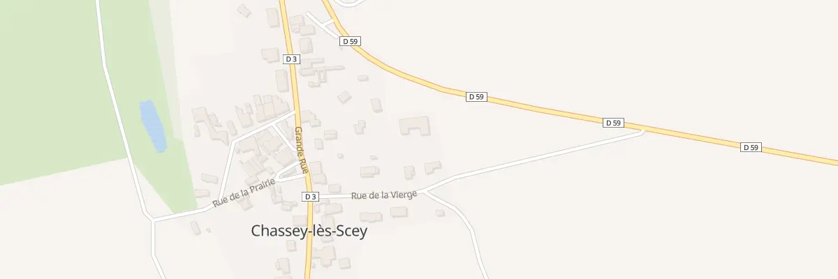 Plan du 8 Rue de la Vierge à Chassey-lès-Scey