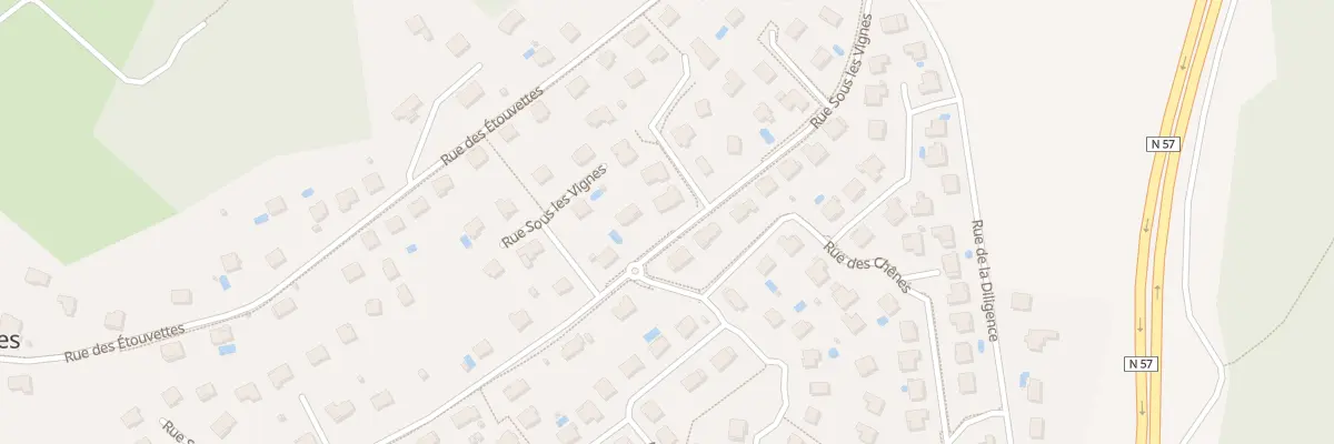 Plan du 29 Rue sous les Vignes à Miserey-Salines
