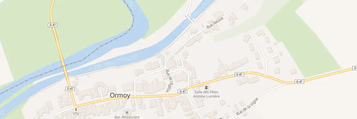 Plan du 12 Rue du Cornot à Ormoy