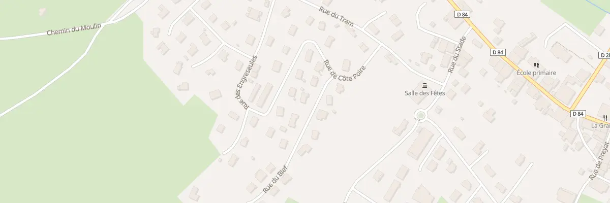 Plan du 6 Rue du Bief à Sirod
