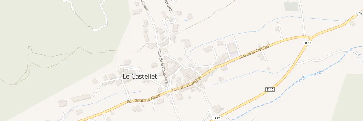 Plan du 6 Rue des Jardins au Castellet