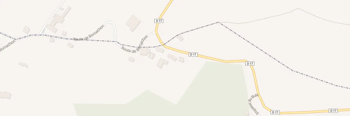 Plan du 1908 Rte de Bornachon à Thusy