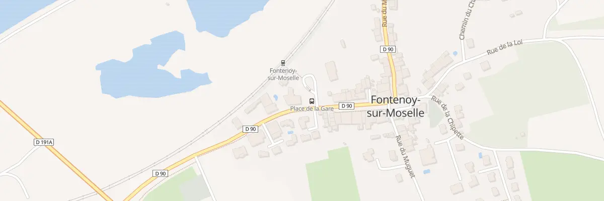 Plan du Village à Fontenoy-sur-Moselle