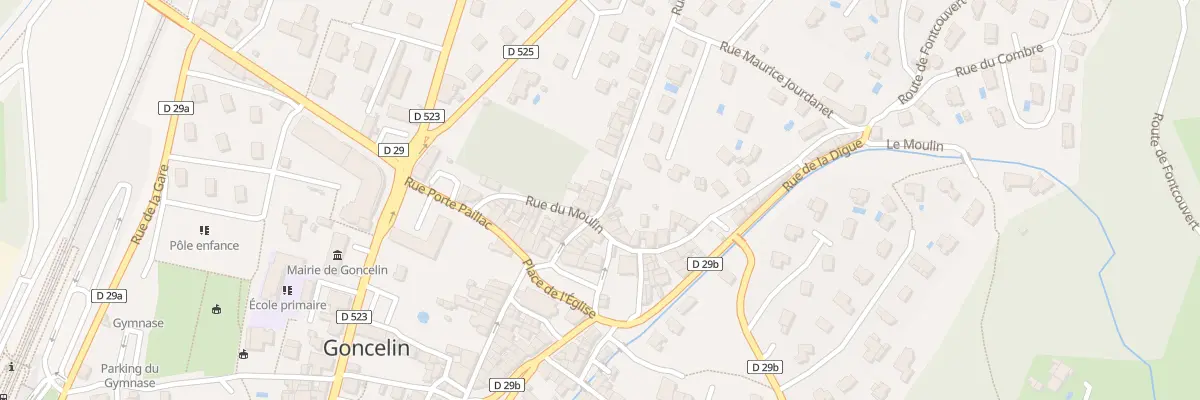 Plan du 1B Rue du Cénoz à Goncelin