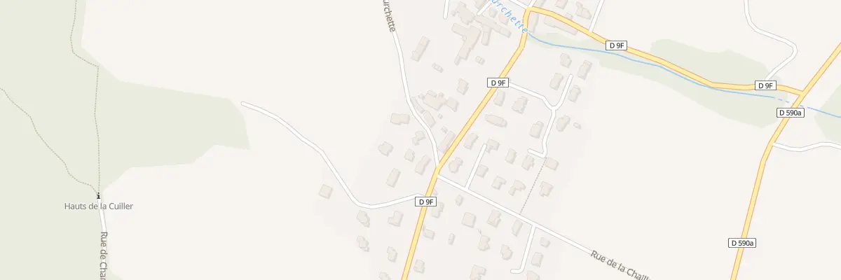 Plan du 16 Che de la Fourchette à Barraux