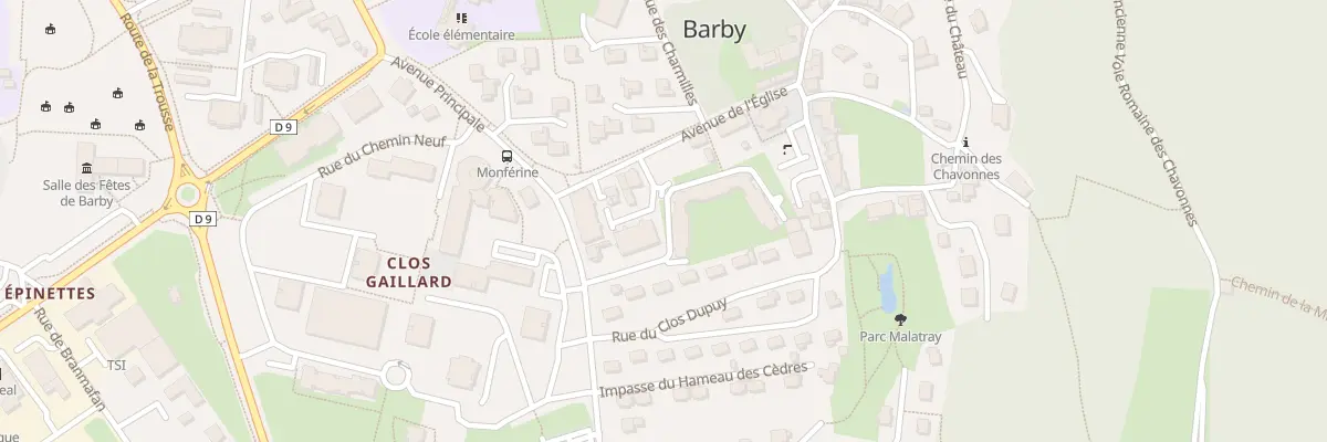Plan du 433 Av Principale à Barby