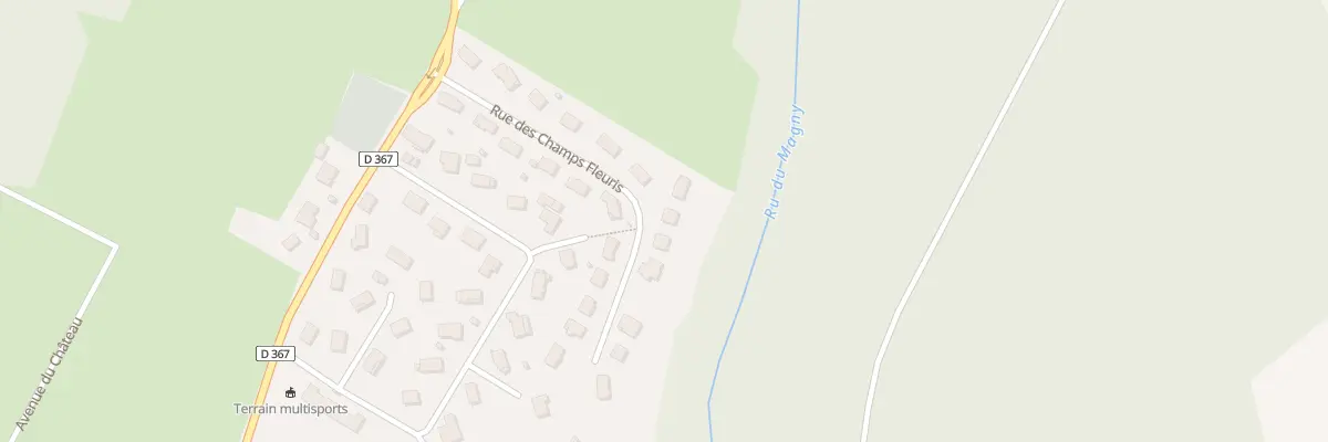 Plan du 15 Rue des Champs Fleuris à Bussières