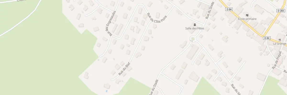 Plan du 7 Rue du Bief à Sirod