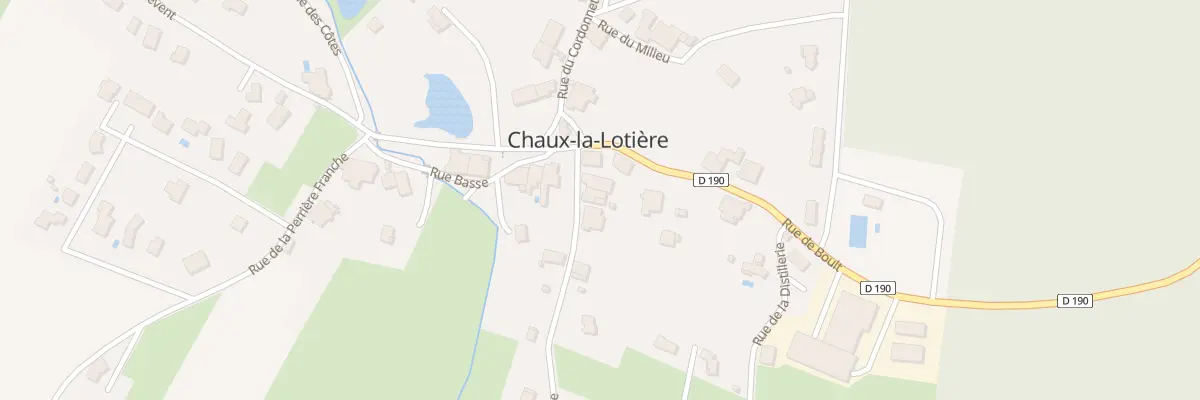 Plan du 3 Rue de la Lotière à Chaux-la-Lotière