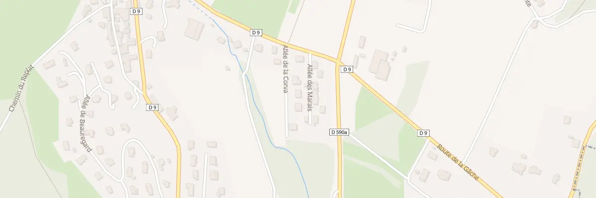 Plan du 89 All de la Corva à Barraux