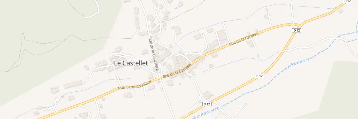 Plan du 4 Rue des Jardins au Castellet