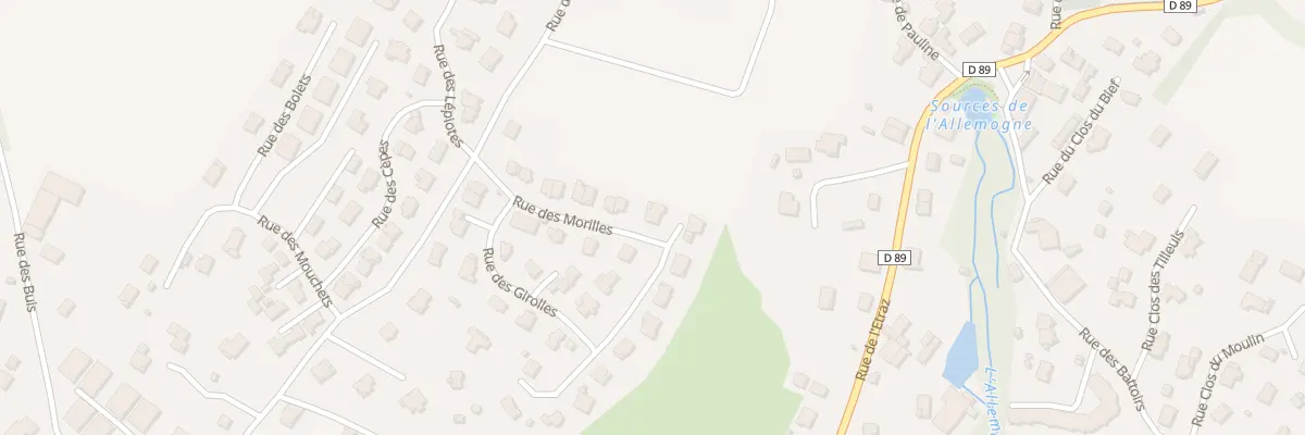 Plan du 195 Rue des Morilles à Thoiry