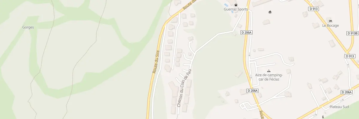 Plan du 231 Rte du Sire aux Déserts
