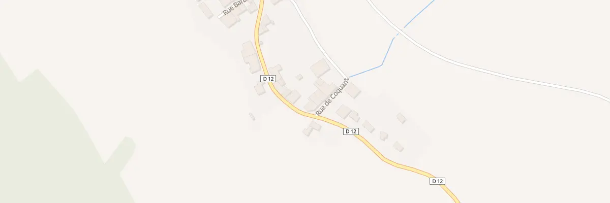 Plan du 1 Rue de Coquant à Battigny
