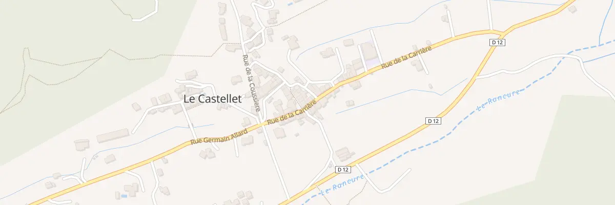 Plan du 9 Rue de la Carrière au Castellet