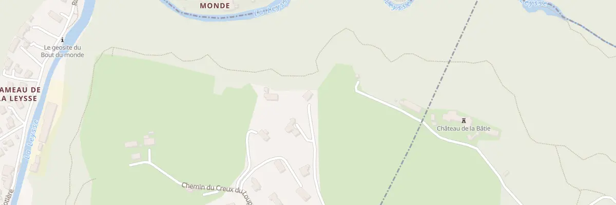 Plan du 1509 Rte de la Bathie à Barby