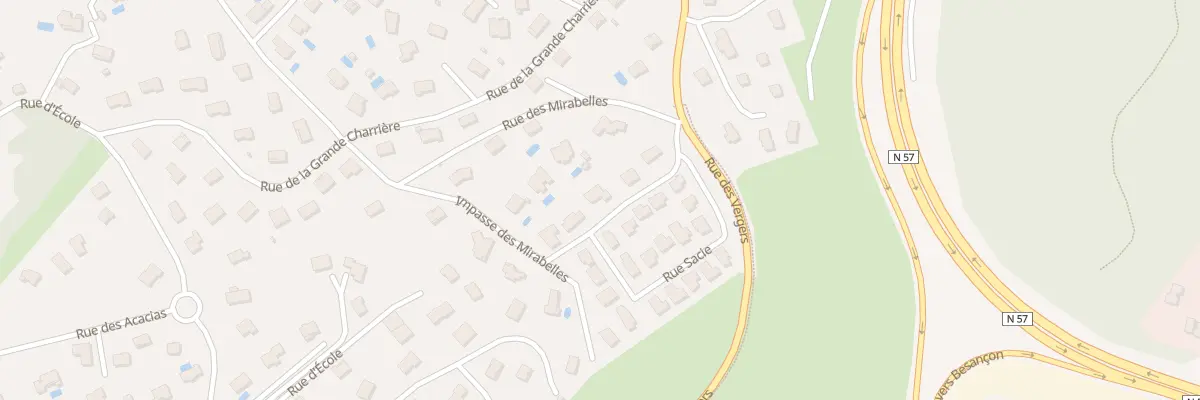 Plan du 6 Rue Sacie à Miserey-Salines