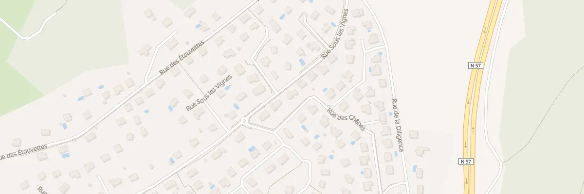 Plan du 34 Rue sous les Vignes à Miserey-Salines