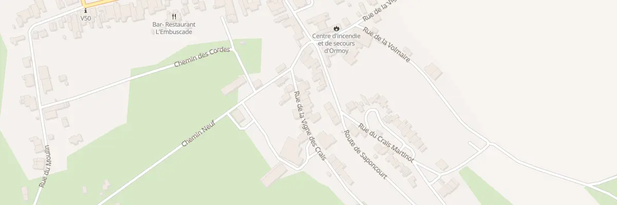 Plan du 7 Rue de la Vigne des Crais à Ormoy