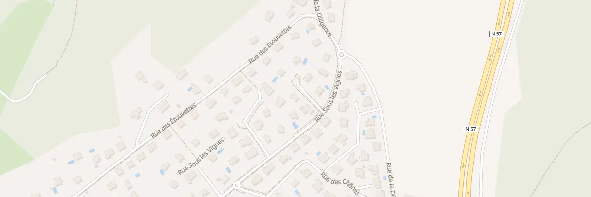 Plan du 35 Rue sous les Vignes à Miserey-Salines
