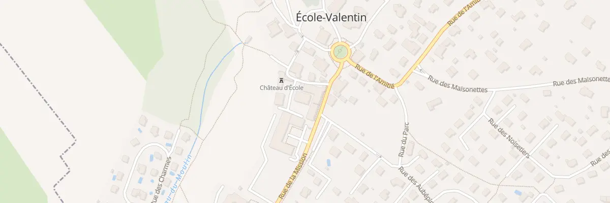 Plan du 6A Rue de la Mission à École-Valentin