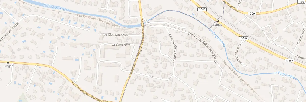 Plan du 59 All des Epicéas à La Garde