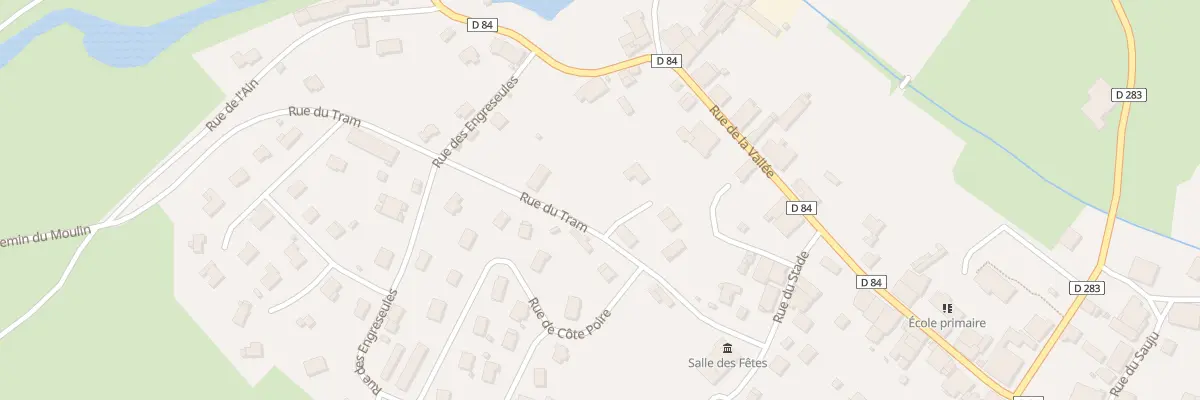 Plan du 8 Rue du Tram à Sirod