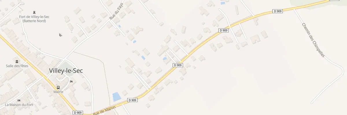 Plan du 29B Rue de Maron à Villey-le-Sec