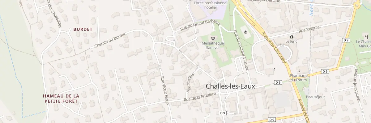 Plan du 135 Rue de l’Ancienne Mairie à Challes-les-Eaux