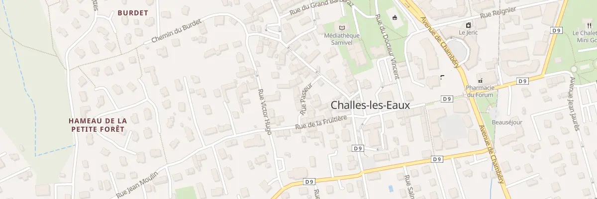 Plan du 48 Rue Pasteur à Challes-les-Eaux