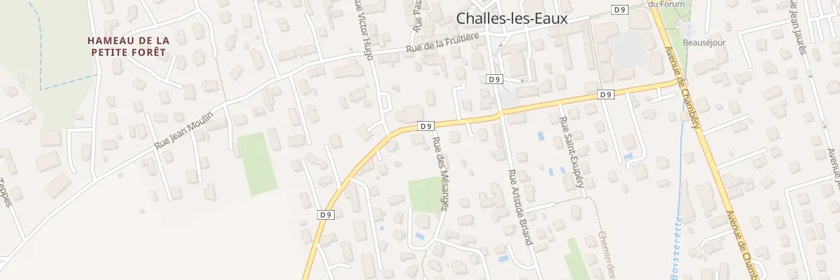 Plan du 99 Rue de l’Eglise à Challes-les-Eaux