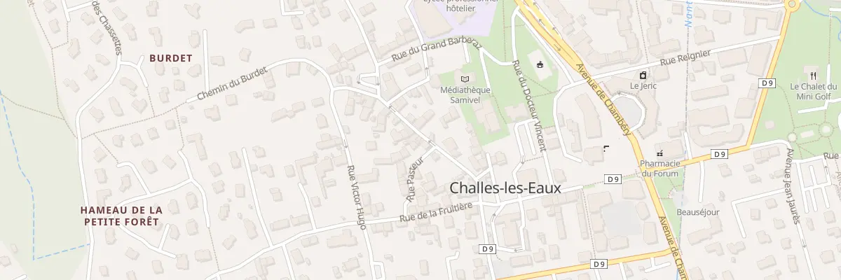 Plan du 105 Rue de l’Ancienne Mairie à Challes-les-Eaux