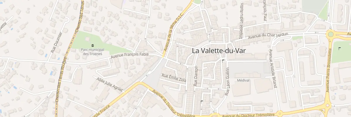Plan du 84 Rue Laurent Germain à La Valette-du-Var