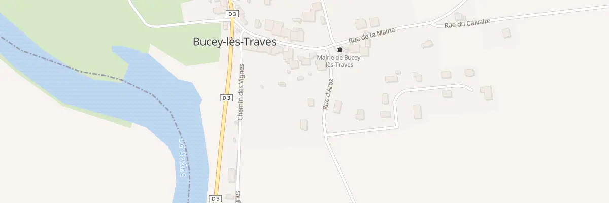 Plan du 2 Rue d’Aroz à Bucey-lès-Traves