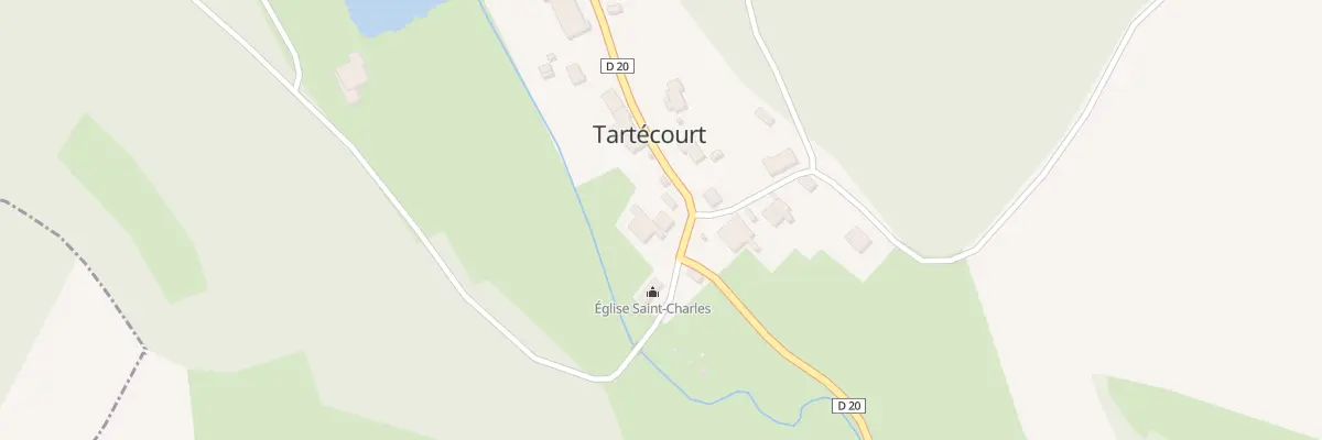 Plan du 1 Pl de Cherlieu à Tartécourt