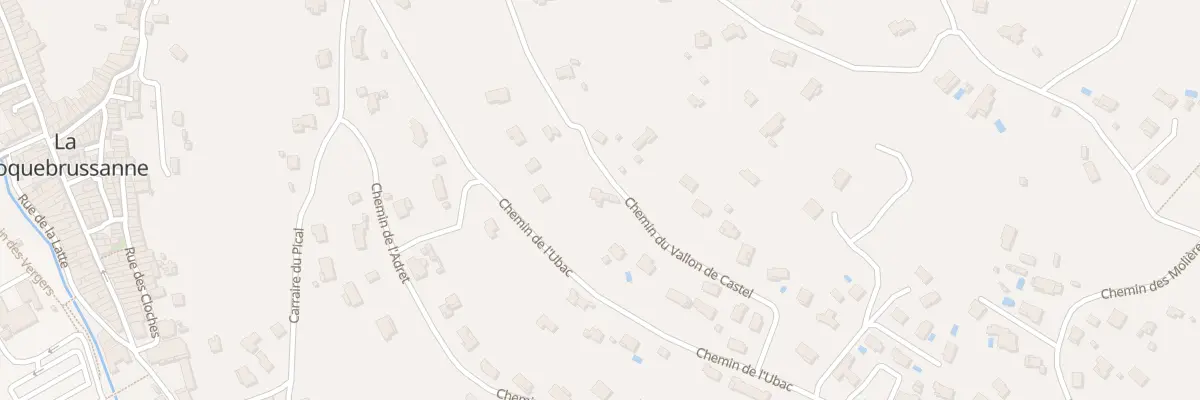 Plan du 5701 Le Vallon de Castel à La Roquebrussanne
